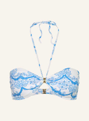 Melissa Odabash Bandeau Bikiny Liguria tmavě modrá / modrá / bílá