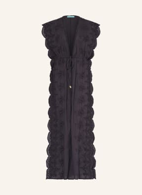 Melissa Odabash Kaftan Talitha Z Krajkové Špičky černá