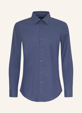 Boss Košile Hank Slim Fit tmavě modrá