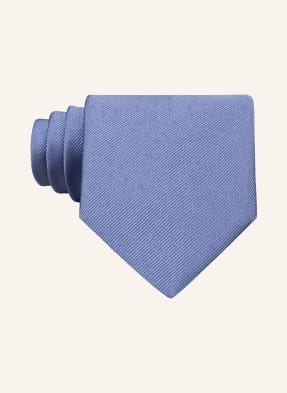 Boss Seidenkrawatte blau