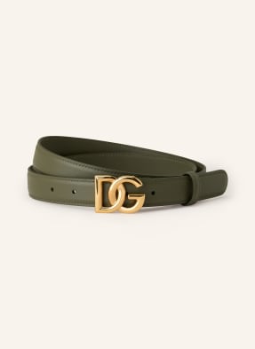 Dolce & Gabbana Ledergürtel gruen