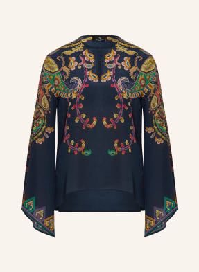 Etro Blusenshirt Aus Seide blau