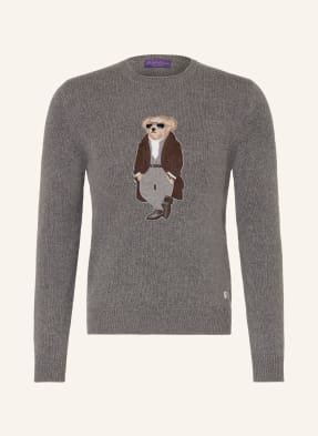 Ralph Lauren Purple Label Kašmírový Svetr tmavě šedá