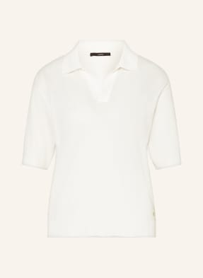 Windsor. Strick-Poloshirt weiss