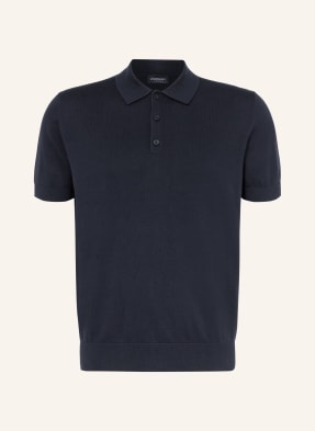 Strokesman's Strick-Poloshirt blau