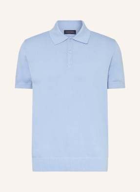 Strokesman's Strick-Poloshirt blau