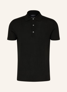 Strokesman's Strick-Poloshirt schwarz