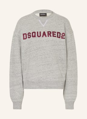 dsquared2 Mikina šedá / tmavě fialová
