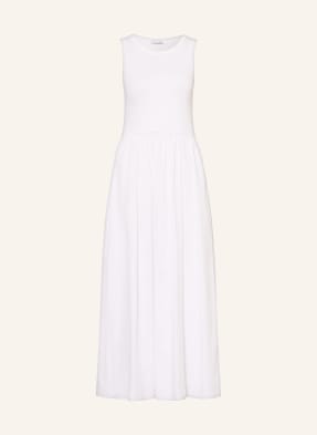 Mrs & Hugs Kleid Im Materialmix weiss