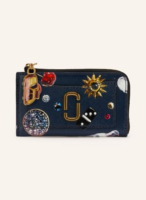 Marc Jacobs Saffiano-Geldbörse The Top Zip Multi Wallet blau