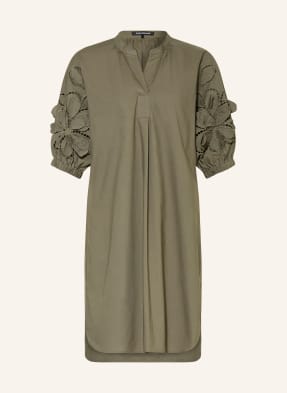 Luisa Cerano Kleid Mit Lochspitze Und 3/4-Arm gruen