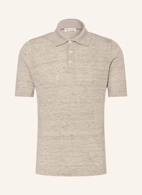 Brunello Cucinelli Strick-Poloshirt Regular Fit beige