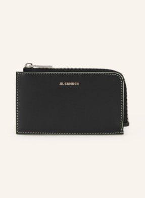 Jil Sander Kartenetui Mit Münzfach schwarz