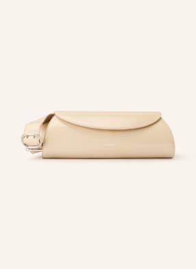Jil Sander Schultertasche Cannolo beige