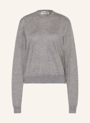 Jil Sander Svetr S Kašmírem A Hedvábím šedá