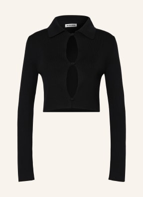 Jil Sander Krátký Svetr černá