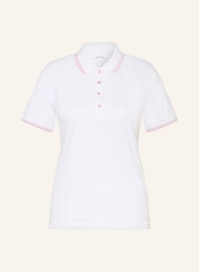 Darling Harbour Piqué-Poloshirt weiss