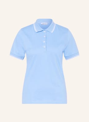 Darling Harbour Piqué-Poloshirt blau