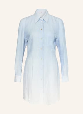 Riani Hemdblusenkleid Aus Leinen blau