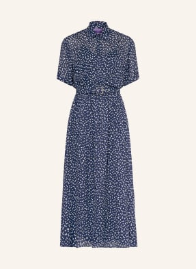 Ralph Lauren Collection Košilové Šaty Sura tmavě modrá / bílá