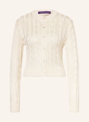Ralph Lauren Collection Hedvábný Svetr krémová