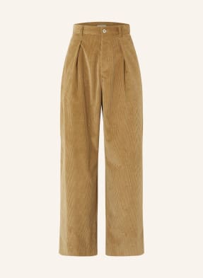 Jw Anderson Manšestrové Kalhoty Regular Fit koňaková