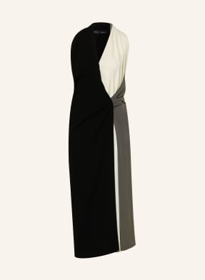 Proenza Schouler Šaty Elsa S Překříženým Výstřihem černá / krémová / khaki