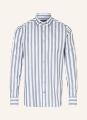 Olymp Signature Košile Signature Tailored Fit bílá / tmavě zelená / tmavě modrá