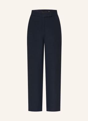 Ted Baker Kalhoty Marlene Floxat Z Bouclé S Třpytivou Přízí tmavě modrá