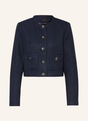 Ted Baker Sako Floxat Z Bouclé S Třpytivou Přízí tmavě modrá