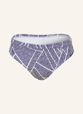 Lidea Základní Bikiny Indigo Grid tmavě modrá / bílá