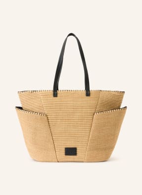 Maryan Mehlhorn Strandtasche Florascape beige