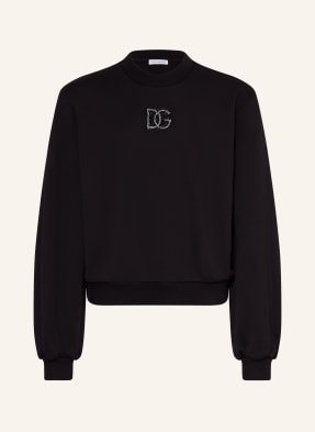 Dolce & Gabbana Mikina Felpa černá