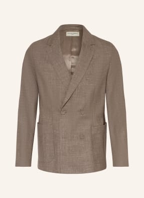 Officine Générale Sako Leon Slim Fit černošedá