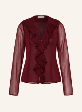 Neo Noir Bluse Valappa Mit Volants rot