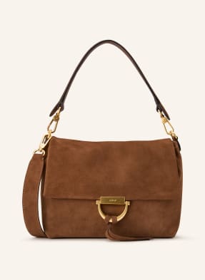 Abro Schultertasche Temi braun