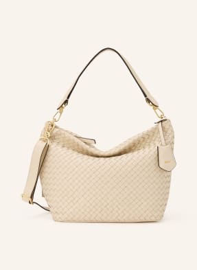 Abro Beuteltasche Ebony beige