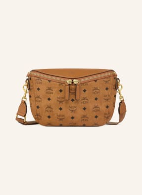 Mcm Umhängetasche Diamond 3d braun
