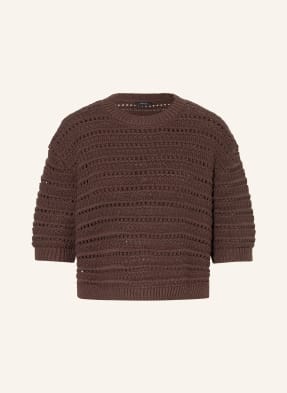 Opus Strickshirt Ploomina braun