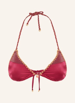 Banana Moon Couture Trojúhelníkový Vršek Bikin Nazca Bosco fuchsiová / velbloudí