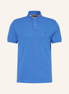 Tommy Hilfiger Piqué-Poloshirt Regular Fit blau