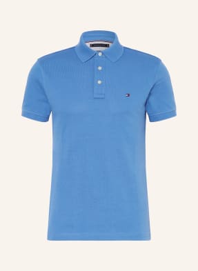 Tommy Hilfiger Piqué-Poloshirt Slim Fit blau