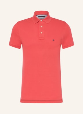 Tommy Hilfiger Piqué-Poloshirt Slim Fit rot