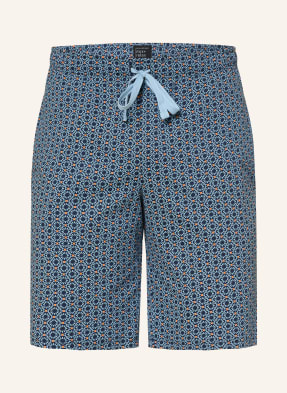 Schiesser Schlafshorts Mix+Relax blau