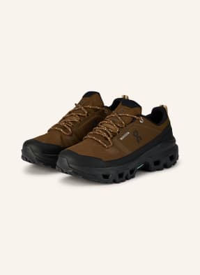 On Wanderschuhe Cloudrock Low Wp braun