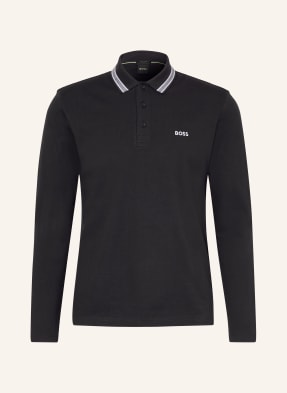 Boss Piqué-Poloshirt Plisy Regular Fit blau