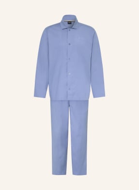 Boss Schlafanzug Chris Mit Geschenkbox blau