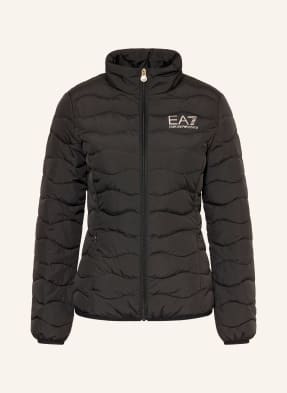 ea7 Emporio Armani Prošívaná Bunda Train Core černá