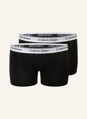 Calvin Klein 2er-Pack Boxershorts Icon Cotton Stretch schwarz