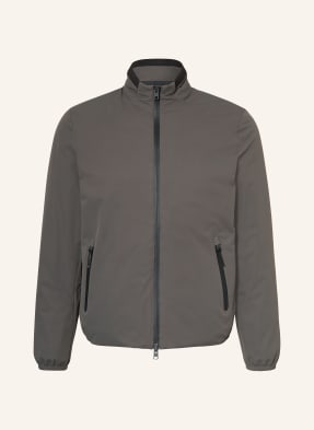 Woolrich Péřová Bunda Sailing tmavě šedá / černá